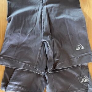 adidas Women's Bike Shorts in Charcoal Gray